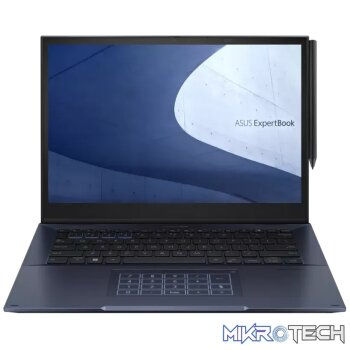 ASUS ExpertBook Prem. FLIP|B7402FBA-I73210B1X|14'' WQXGA TCH|BLACK|I7-1260P|32GB DDR5 SD|1TB PCIe SSD|Stylus Incl|5G LTE|WIN11Pr