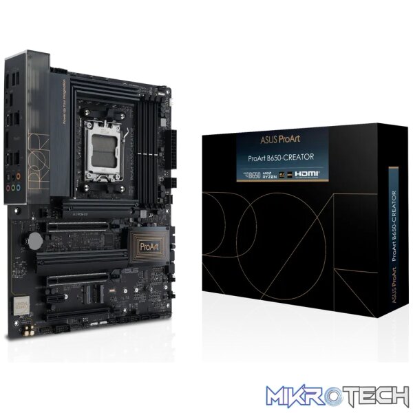 ASUS PROART B650-CREATOR, AMD, Socket AM5, AMD Ryzen™ 3, AMD Ryzen™ 7, AMD Ryzen 9 7th Gen, Socket AM5, DDR5-SDRAM, 128 GB - Image 11