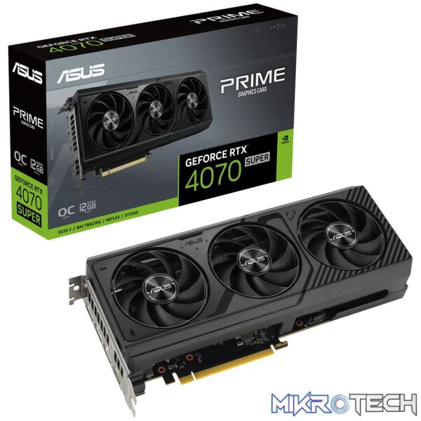 ASUS Prime -RTX4070S-O12G, GeForce RTX 4070 SUPER, 12 GB, GDDR6X, 192 bit, 7680 x 4320 pixels, PCI Express 4.0 - Image 11