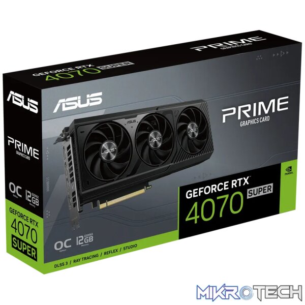 ASUS Prime -RTX4070S-O12G, GeForce RTX 4070 SUPER, 12 GB, GDDR6X, 192 bit, 7680 x 4320 pixels, PCI Express 4.0 - Image 12