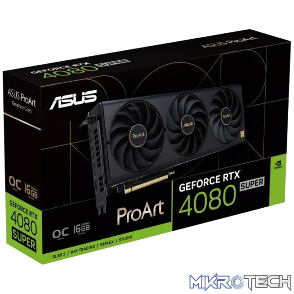 ASUS ProArt -RTX4080S-O16G, GeForce RTX 4080 SUPER, 16 GB, GDDR6X, 256 bit, 7680 x 4320 pixels, PCI Express 4.0 - Image 11