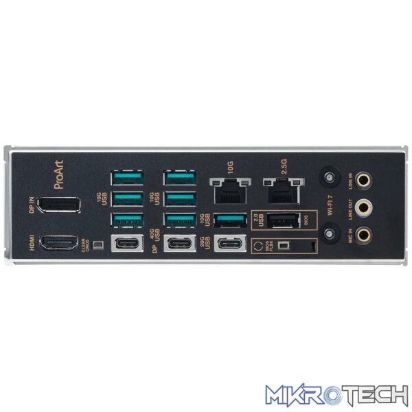 ASUS ProArt X870E-CREATOR WIFI, AMD, Socket AM5, Socket AM5, DDR5-SDRAM, 192 GB, DIMM - Image 8