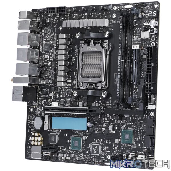 ASUS ROG CROSSHAIR X670E GENE, AMD, Socket AM5, Socket AM5, DDR5-SDRAM, 64 GB, DIMM - Image 12