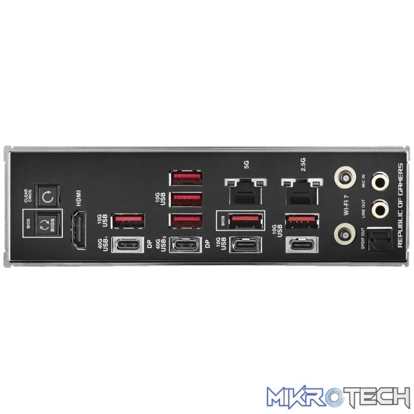 ASUS ROG CROSSHAIR X870E HERO, AMD, Socket AM5, Socket AM5, DDR5-SDRAM, 192 GB, DIMM - Image 20