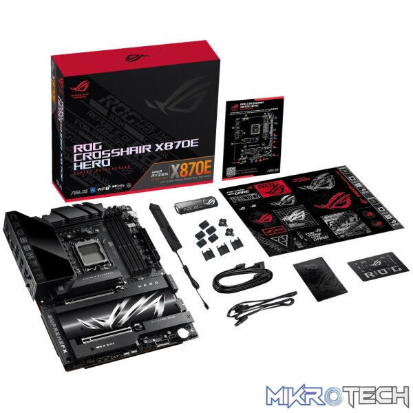 ASUS ROG CROSSHAIR X870E HERO, AMD, Socket AM5, Socket AM5, DDR5-SDRAM, 192 GB, DIMM - Image 21