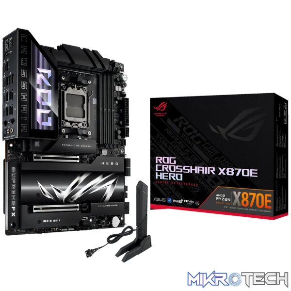 ASUS ROG CROSSHAIR X870E HERO, AMD, Socket AM5, Socket AM5, DDR5-SDRAM, 192 GB, DIMM - Image 23