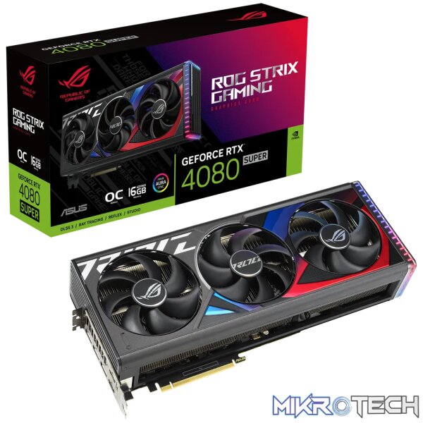 ASUS ROG -STRIX-RTX4080S-O16G-GAMING, GeForce RTX 4080 SUPER, 16 GB, GDDR6X, 256 bit, 7680 x 4320 pixels, PCI Express 4.0 - Image 22