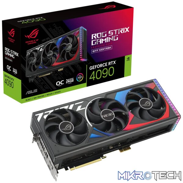 ASUS ROG -STRIX-RTX4090-O24G-BTF-GAMING, GeForce RTX 4090, 24 GB, GDDR6X, 384 bit, 7680 x 4320 pixels, PCI Express 4.0 - Image 24