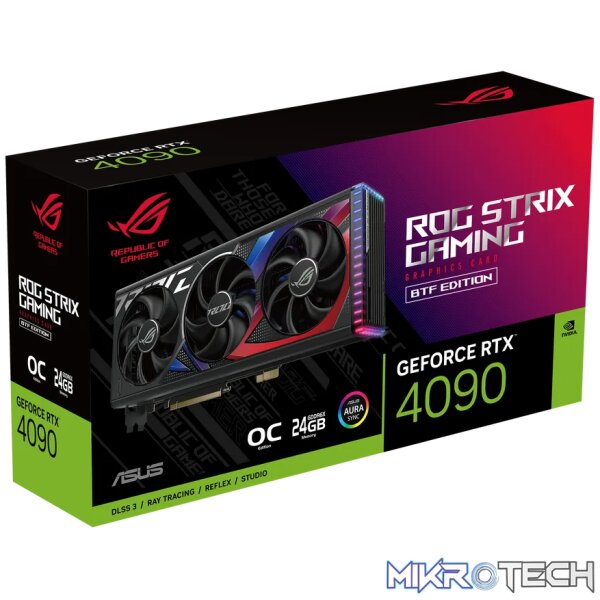 ASUS ROG -STRIX-RTX4090-O24G-BTF-GAMING, GeForce RTX 4090, 24 GB, GDDR6X, 384 bit, 7680 x 4320 pixels, PCI Express 4.0 - Image 26