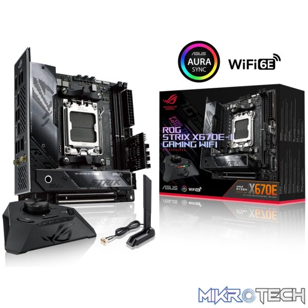 ASUS ROG STRIX X670E-I GAMING WIFI, AMD, Socket AM5, DDR5-SDRAM, 64 GB, DIMM, Dual-channel - Image 11