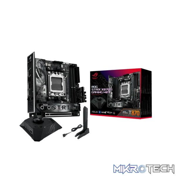 ASUS ROG STRIX X870-I GAMING WIFI, AMD, Socket AM5, AMD Ryzen 7 7th Gen, AMD Ryzen 7 8th Gen, AMD Ryzen 9 7th Gen, AMD Ryzen 9 8th Gen, AMD Ryzen 9..., DDR5-SDRAM, 96 GB, DIMM - Image 17