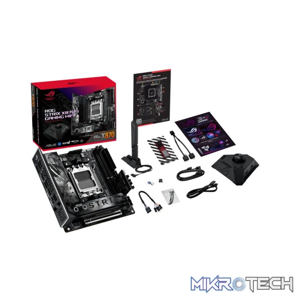 ASUS ROG STRIX X870-I GAMING WIFI, AMD, Socket AM5, AMD Ryzen 7 7th Gen, AMD Ryzen 7 8th Gen, AMD Ryzen 9 7th Gen, AMD Ryzen 9 8th Gen, AMD Ryzen 9..., DDR5-SDRAM, 96 GB, DIMM - Image 19