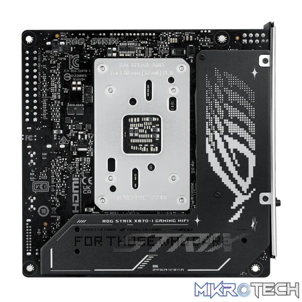 ASUS ROG STRIX X870-I GAMING WIFI, AMD, Socket AM5, AMD Ryzen 7 7th Gen, AMD Ryzen 7 8th Gen, AMD Ryzen 9 7th Gen, AMD Ryzen 9 8th Gen, AMD Ryzen 9..., DDR5-SDRAM, 96 GB, DIMM - Image 34