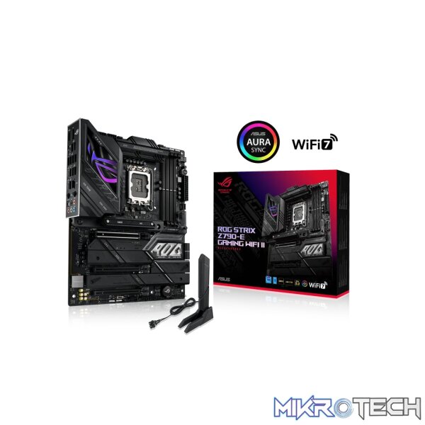 ASUS ROG STRIX Z790-E GAMING WIFI II, Intel, LGA 1700, Intel® Celeron®, Intel® Core™ i3, Intel® Core™ i5, Intel® Core™ i7, Intel® Core™ i9,..., DDR5-SDRAM, 192 GB, DIMM - Image 32