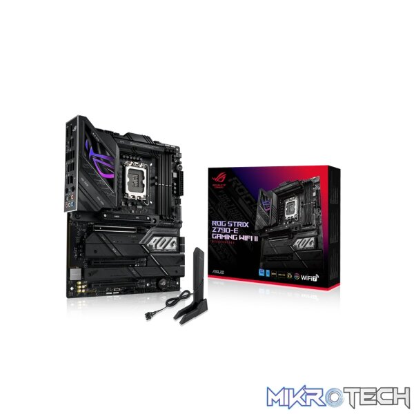 ASUS ROG STRIX Z790-E GAMING WIFI II, Intel, LGA 1700, Intel® Celeron®, Intel® Core™ i3, Intel® Core™ i5, Intel® Core™ i7, Intel® Core™ i9,..., DDR5-SDRAM, 192 GB, DIMM - Image 36