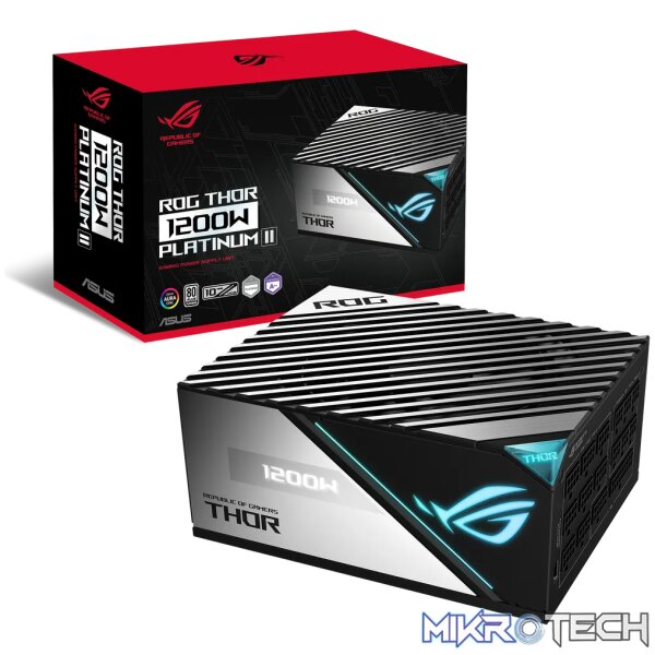 ASUS ROG THOR 1200W Platinum II, 1200 W, 100 - 240 V, 100 A, 125 W, 1200 W, 125 W - Image 15