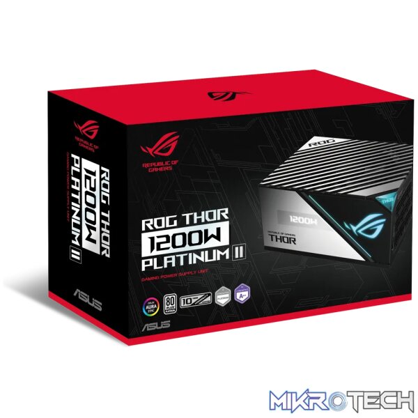 ASUS ROG THOR 1200W Platinum II, 1200 W, 100 - 240 V, 100 A, 125 W, 1200 W, 125 W - Image 16