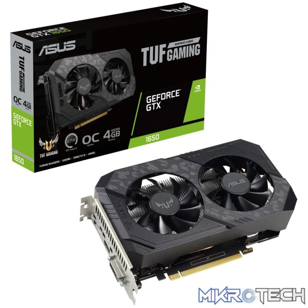 ASUS TUF Gaming TUF-GTX1650-O4GD6-P-V2-GAMING, GeForce GTX 1650, 4 GB, GDDR6, 128 bit, 7680 x 4320 pixels, PCI Express 3.0 - Image 13