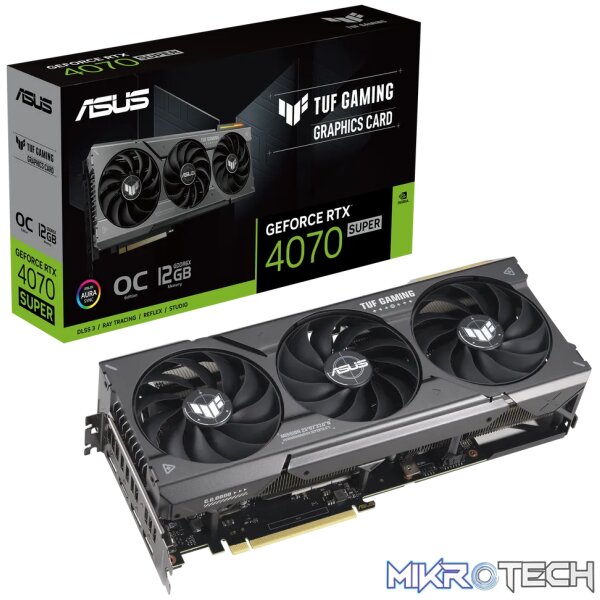 ASUS TUF Gaming TUF-RTX4070S-O12G-GAMING, GeForce RTX 4070 SUPER, 12 GB, GDDR6X, 192 bit, 7680 x 4320 pixels, PCI Express 4.0 - Image 34