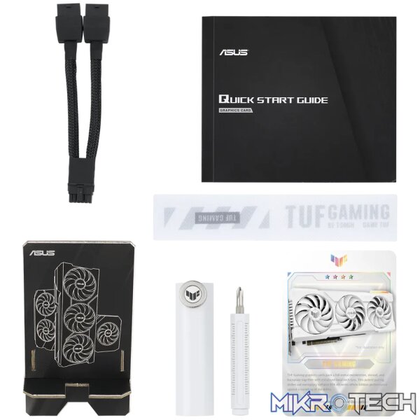 ASUS TUF Gaming TUF-RTX4070TIS-O16G-WHITE-GAMING, GeForce RTX 4070 Ti SUPER, 16 GB, GDDR6X, 256 bit, 7680 x 4320 pixels, PCI Express 4.0 - Image 14