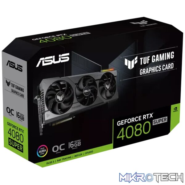 ASUS TUF Gaming TUF-RTX4080S-O16G-GAMING, GeForce RTX 4080 SUPER, 16 GB, GDDR6X, 256 bit, 7680 x 4320 pixels, PCI Express 4.0 - Image 13