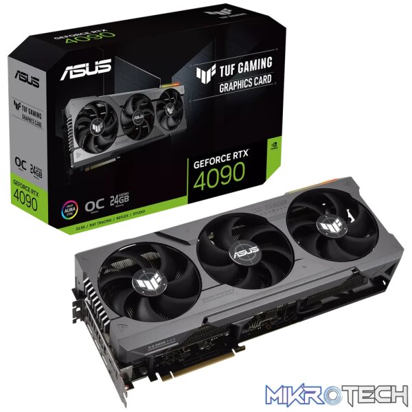 ASUS TUF Gaming TUF-RTX4090-O24G-GAMING, GeForce RTX 4090, 24 GB, GDDR6X, 384 bit, 7680 x 4320 pixels, PCI Express 4.0 - Image 12