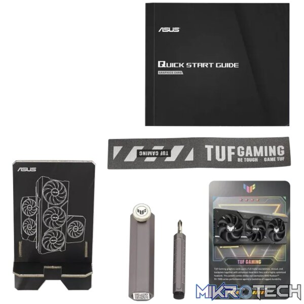 ASUS TUF Gaming TUF-RX7700XT-O12G-GAMING, Radeon RX 7700 XT, 12 GB, GDDR6, 192 bit, 7680 x 4320 pixels, PCI Express 4.0 - Image 15