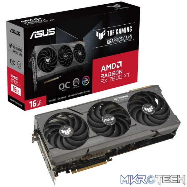ASUS TUF Gaming TUF-RX7800XT-O16G-GAMING, Radeon RX 7800 XT, 16 GB, GDDR6, 256 bit, 7680 x 4320 pixels, PCI Express 4.0 - Image 14
