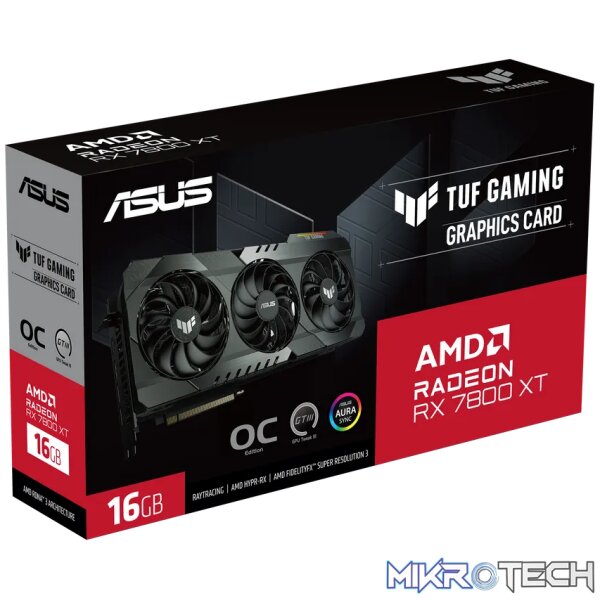 ASUS TUF-RX7800XT-O16G-OG-GAMING, Radeon RX 7800 XT, 16 GB, GDDR6, 256 bit, 7680 x 4320 pixels, PCI Express 4.0 - Image 16