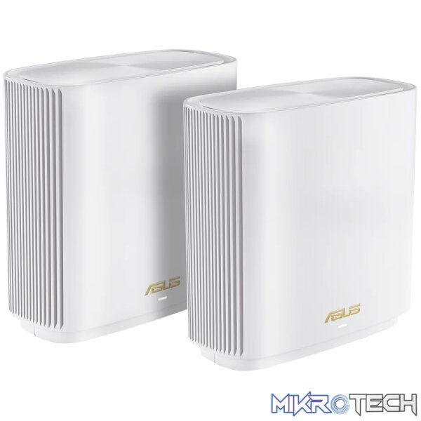ASUS ZenWiFi AX (XT9) AX7800 2er Set Weiß ASUS ZenWiFi AX (XT9) AX7800 2er Set Weiß