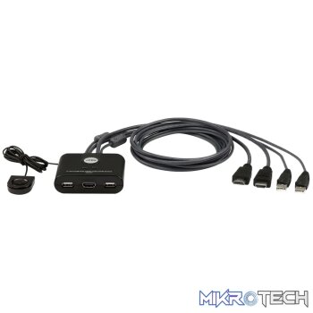 ATEN 2-Port USB FHD HDMI Cable KVM Switch