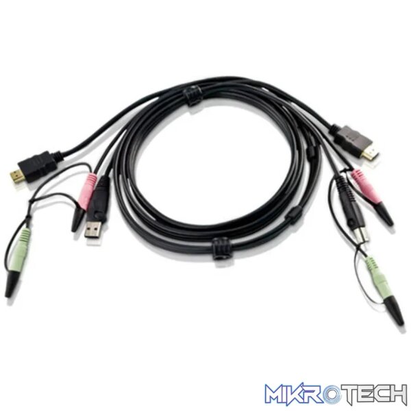 ATEN HDMI to DVI-D USB USB KVM Cable with Audio; 1 ATEN HDMI to DVI-D USB USB KVM Cable with Audio; 1