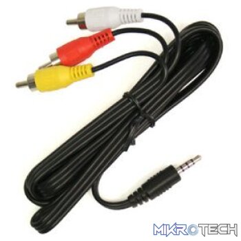 AV Cable RCA to 4p Prong 120cm
