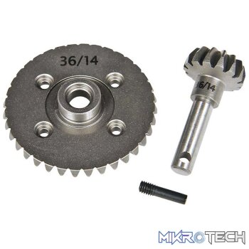 AX30401 Heavy Duty Bevel Gear Set 36T/14