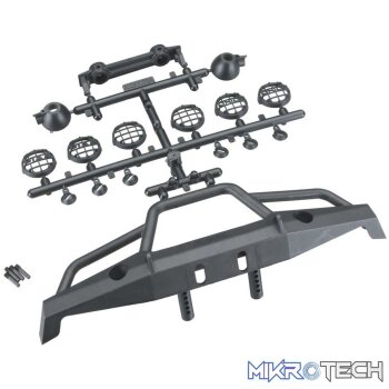 AX80039A 1/10 Front Plate Bumper Set