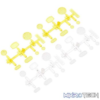 AX80049 LED Lens Set Yellow/Clear (4)