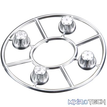 AX8080 Hub Cover Set Satin Chrome (4)