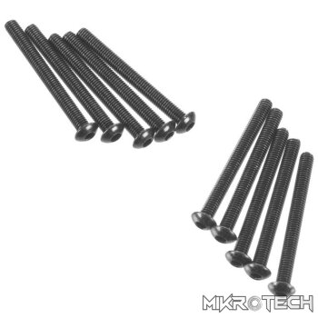 AXA121 Hex Socket Button Head M3x30mm Bl