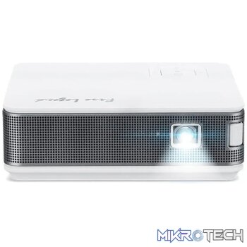 Acer AOpen Fire Legend PV12p - DLP projector - LED - 800 LED lumens - WVGA (854 x 480) - 16:9 - grey