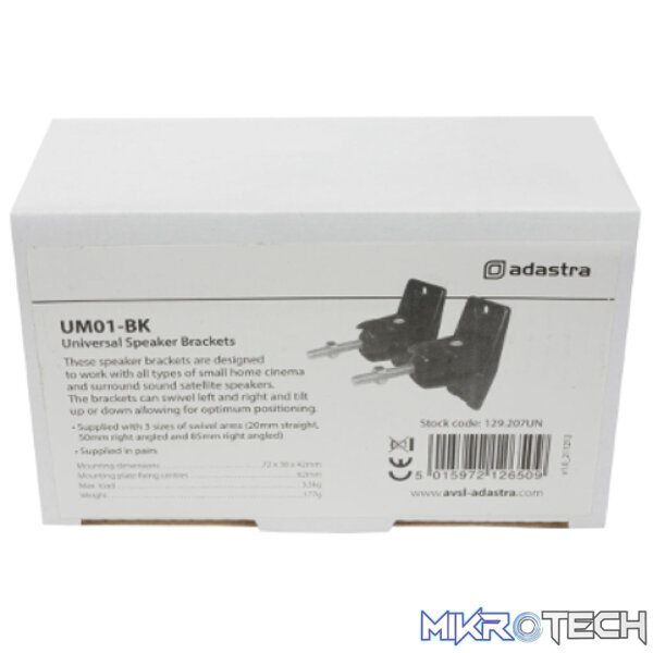 Adastra - Um01 Universal Speaker Bracket - Image 3