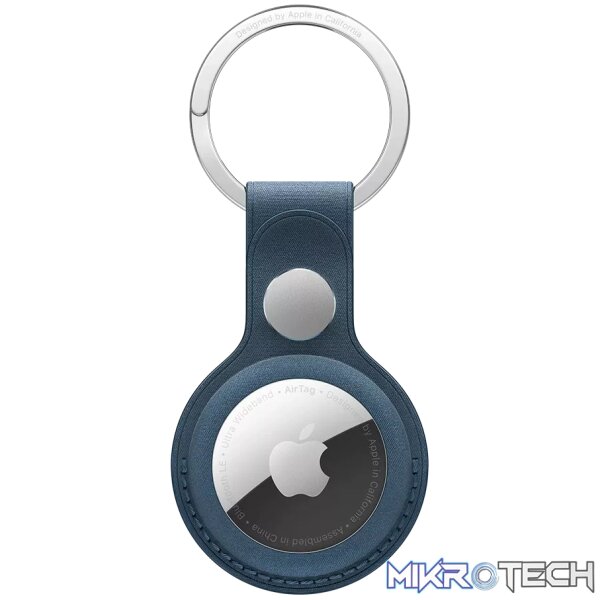AirTag FineWoven Key Ring - Pacific Blue AirTag FineWoven Key Ring - Pacific Blue