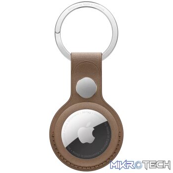 AirTag FineWoven Key Ring - Taupe