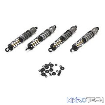Aluminum Shock Set w/ TiNi Shaft (4):