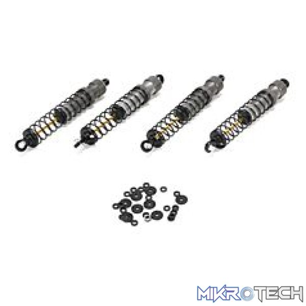 Aluminum Shock Set w/ TiNi Shaft (4): Aluminum Shock Set w/ TiNi Shaft (4):
