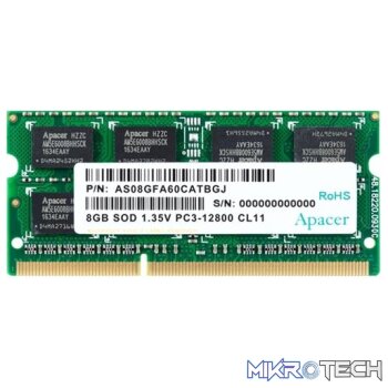 Apacer DDR3 8GB 1600 MHz SO-DIMM Memory