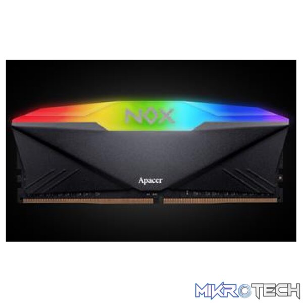 Apacer Nox 16GB RGB DDR4 3600MHz Gaming Memory Apacer Nox 16GB RGB DDR4 3600MHz Gaming Memory