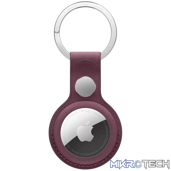 Apple AirTag FineWoven Key Ring – Mulberry Apple AirTag FineWoven Key Ring – Mulberry