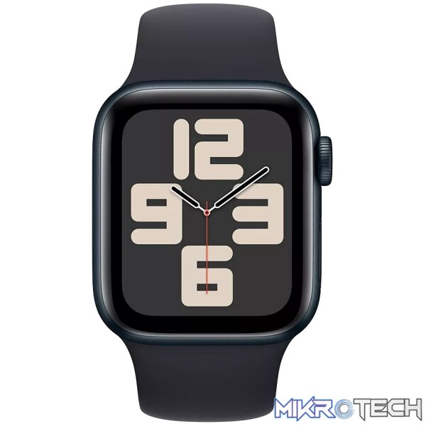 Apple Watch SE GPS + Cellular 40mm Midnight Aluminium Case with Midnight Sport Band MRGA3QR/A - Image 2