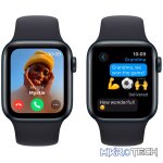 Apple Watch SE GPS + Cellular 40mm Midnight Aluminium Case with Midnight Sport Band MRGA3QR/A - Image 4
