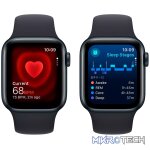 Apple Watch SE GPS + Cellular 40mm Midnight Aluminium Case with Midnight Sport Band MRGA3QR/A - Image 5
